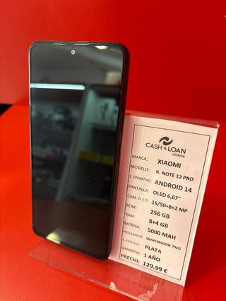 Xiaomi Redmi Note 12 Pro 256GB Negro