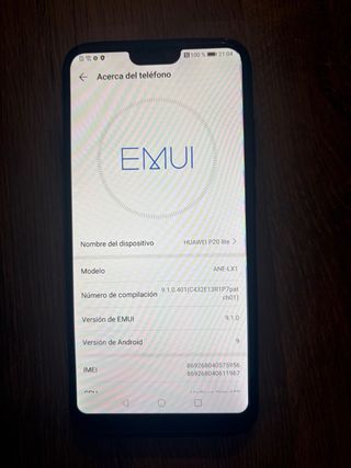 Huawei P20 Lite Doble SIM Negro