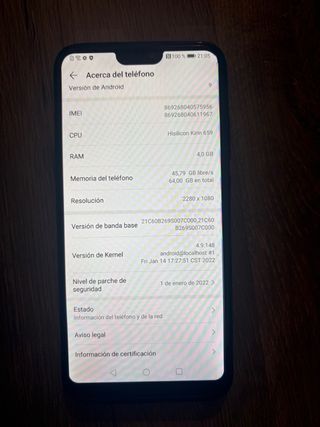 Huawei P20 Lite Doble SIM Negro