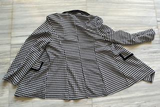 Blazer chaqueta pata de gallo elegante