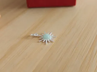 Colgante Plata 925 y Amazonita