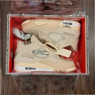 Jordan 4 Retro Off-White Sail Mujer 37.5