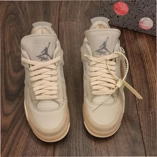 Jordan 4 Retro Off-White Sail Mujer 37.5