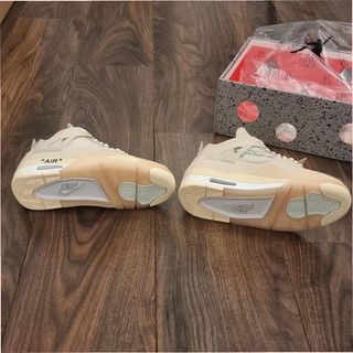 Jordan 4 Retro Off-White Sail Mujer 37.5