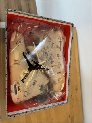 Jordan 4 Retro Off-White Sail Donna Taglia 45