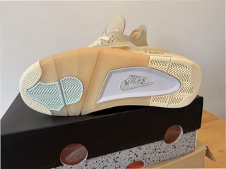 Jordan 4 Retro Off-White Sail Donna Taglia 45