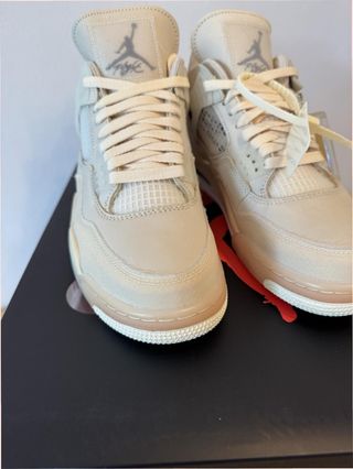 Jordan 4 Retro Off-White Sail Donna Taglia 45