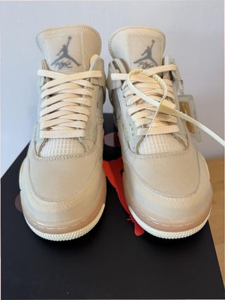 Jordan 4 Retro Off-White Sail Donna Taglia 45