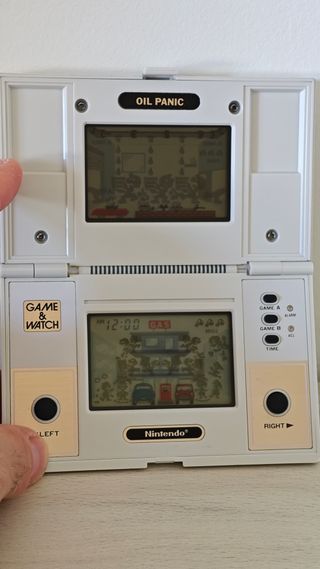 Nintendo Game & Watch “Oil Panic” – Doble pantalla
