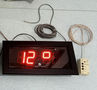 Reloj-Termómetro-Temporizador LED.