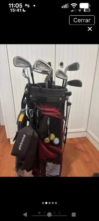 Bolsa de golf con 8 palos Dunlop