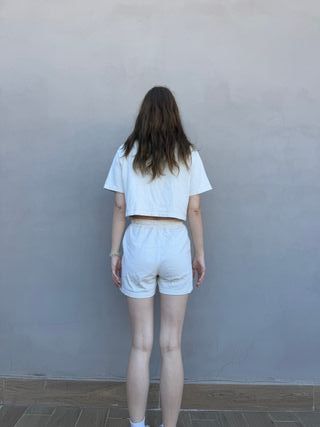 Conjunto deportivo Nike beige/blanco