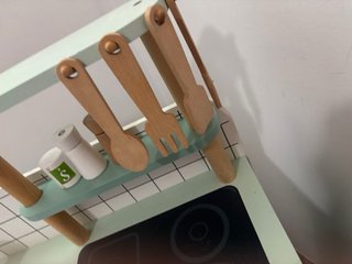 Cocinita de madera estilo vintage