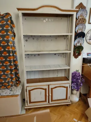 Librería Alacena Madera y Cristal