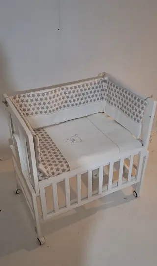 Cuna blanca completa