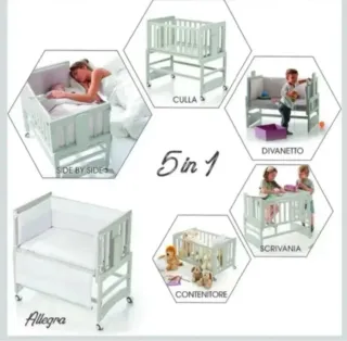 Cuna blanca completa