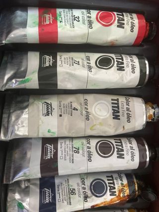 Set de Pinturas al Óleo Titan