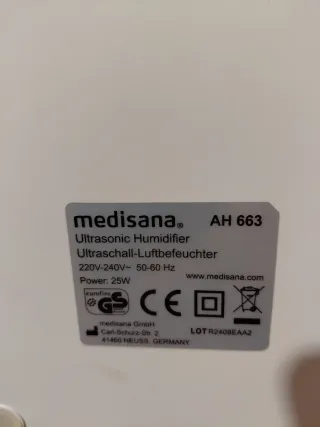 Humidificador Medisana