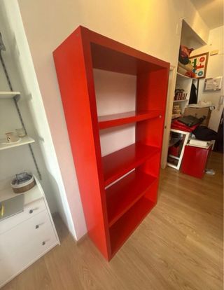 Estantería Ikea Roja