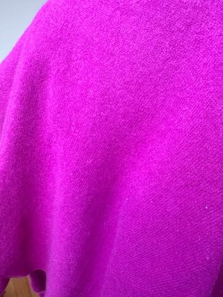 Jersey cuello alto fucsia easy wear cashmere