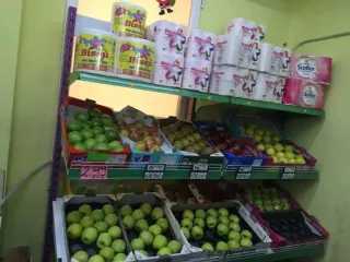 Cartel de precio frutería