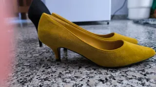 Zapatos de tacón MARYPAZ amarillos talla 39