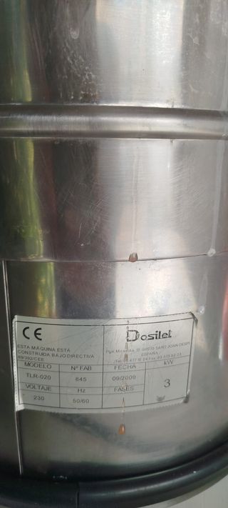 Chocolatera Profesional Acero Inoxidable