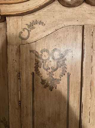 Armadio Shabby Chic Beige e Oro
