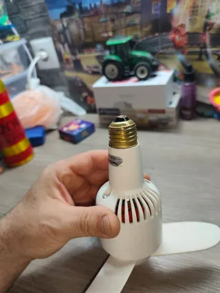 Ventilador Vintage con rosca Edison Softwind Italy