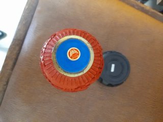 Vaso Cinese Lacca Cinabro Metà '900