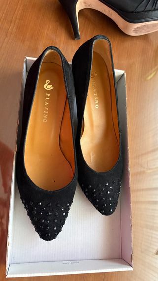 Zapatos Gloria Ortiz Talla 37 Negros