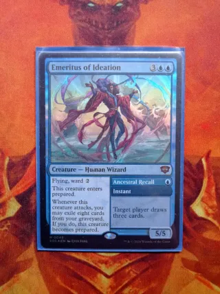 Carta Magic: "Emeritus of Ideation" (Foil)