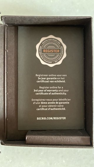Cartera Secrid Marrón y Negra