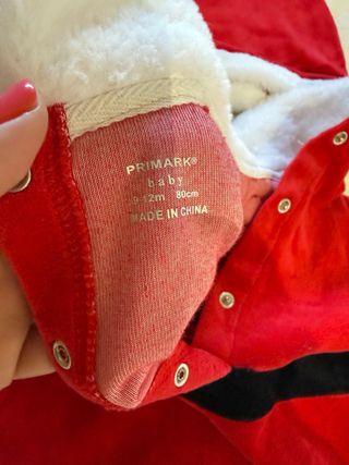 Disfraz Papá Noel 9/12 meses
