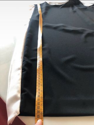 Abito tubino nero e bianco