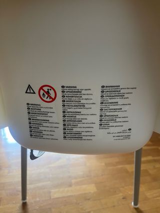 Trona Ikea Antilop con bandeja y cojín