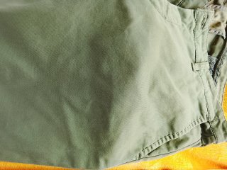 Pantaloni slim fit verdi taglia 54