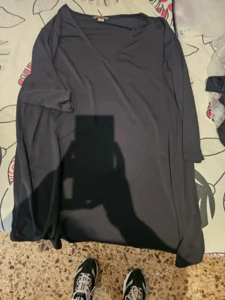 Vestido negro corto talla xl