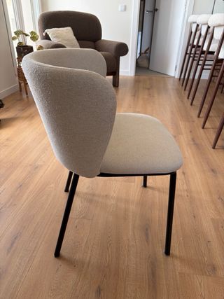 Silla Ciselia Kave Home Beige