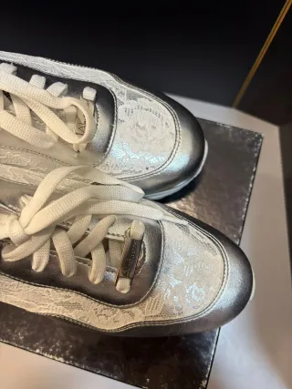 Zapatillas Alesya Mujer Talla 37 Plata