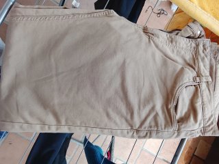 Pantaloni Albicocca Cotone Taglia 54