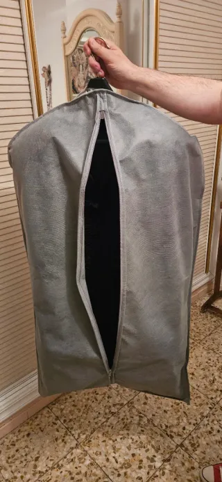 Abrigo de astracán negro mujer