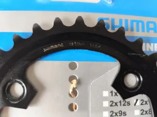 Plato Shimano GRX 30T 2x10/11 velocidades