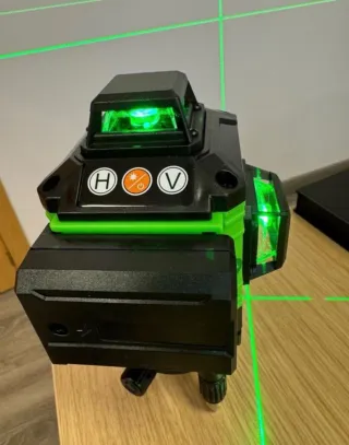 Nivel láser verde 2 baterías