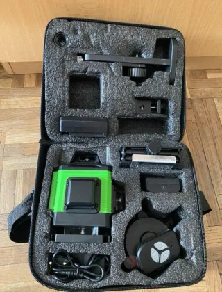 Nivel láser verde 2 baterías