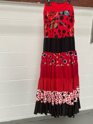 Falda Canastera Rocío Flamenco baile