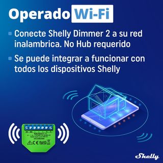 Shelly Dimmer 2 Regulador Luz Wi-Fi