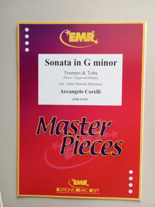 Partitura duo metales Sonata en G minor Corelli