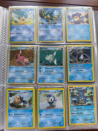 Cartas Pokémon Agua
