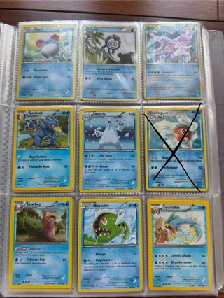 Cartas Pokémon Agua